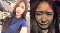 Hotgirl Thái Lan bị bạn trai đánh bầm dập vì không chịu  trao thân 