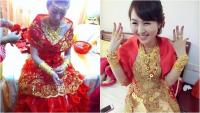 Hoa mắt với đám cưới  tắm trong vàng  của cô dâu Trung Quốc