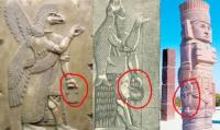 Tượng thần cổ xưa đã biết cầm túi xách hiện đại