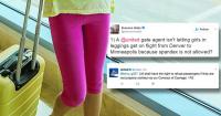 Bé gái 10 tuổi bị cấm bay vì mặc quần legging