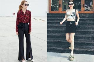 Street style sao Việt: Chi Pu kín đáo, Tóc Tiên sexy xuống phố