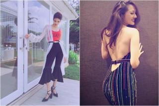 Street style sao Việt: Lan Khuê cá tính, Bảo Anh khoe lưng trần
