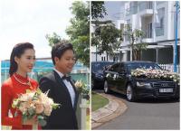 Dàn siêu xe trăm tỷ đón cô dâu Đặng Thu Thảo