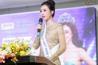 Cận cảnh nhan sắc Hoa hậu Mỹ Linh trước thềm lên đường đi thi Miss World 2017