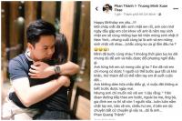Phan Thành thừa nhận hẹn hò với Primmy Truong bằng status chúc mừng sinh nhật  em yêu  đầy lãng mạn