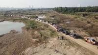 Màn báo hỷ bằng 50 xe bán tải cực chất tại Hà Nội