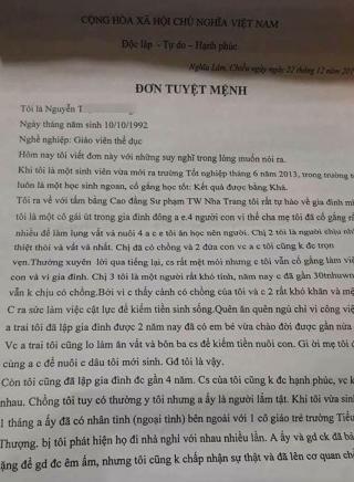 Người vợ nhảy sông tự tử, để lại bức thư tuyệt mệnh:  Dù chết cũng không tha thứ cho nhà chồng 