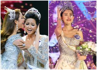 Nhìn lại khoảnh khắc các Hoa hậu đăng quang: Người như nữ thần, kẻ không rõ đang khóc hay mếu