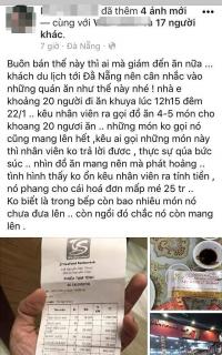 Ê kíp của ca sĩ Quang Lê tố bị  chặt chém  bữa ăn khuya gần 25 triệu đồng, nhà hàng ở Đà Nẵng nói gì?