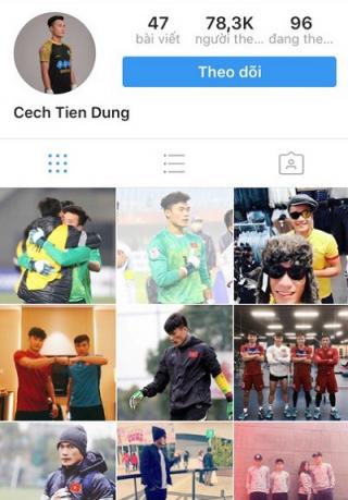 Sau loạt ồn ào, thủ môn Bùi Tiến Dũng đã bỏ theo dõi siêu mẫu Minh Tú trên Instagram