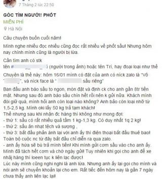 Chạy ngược xuôi buôn hoa quả kiếm tiền sắm Tết, cô gái ở Hà Nội bị cú lừa ngoạn mục