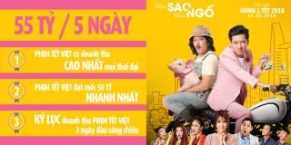 5 ngày thu 55 tỷ, phim của Trường Giang  ăn  nhất mùa Tết!