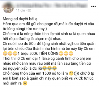 Chồng tặng 50 triệu làm quà sinh nhật, còn thuê quấn thành bó hoa tốn 1,5 triệu tiền công, cô vợ xót tiền, chị em tranh cãi