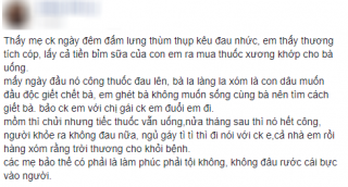 Cám cảnh con dâu mua thuốc cho mẹ chồng: Chưa quen thuốc thì bảo con dâu hại, đến khi hết bệnh lại nói nhờ trời thương