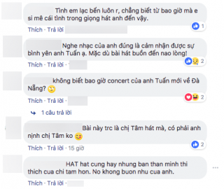 Đây là bản cover của Hà Anh Tuấn được fan mong mỏi sẽ song ca cùng Mỹ Tâm tại concert tháng 4