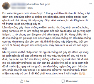 Kết hôn 3 tháng nhưng lần nào cãi nhau với vợ, chồng cũng bỏ về nhà bố mẹ đẻ, đã vậy mới đây còn khuân hết giường tủ, máy giặt theo