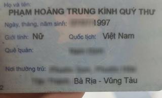 Cô gái với cái tên siêu độc  Phạm Hoàng Trung Kính Quý Thư : Bố ghép tên những người ghét nhất để ra tên mình!