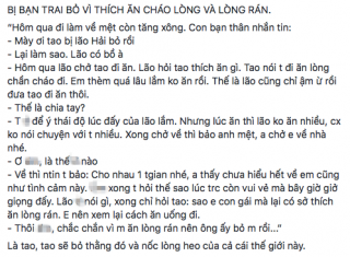 Chuyện tình trái ngang: Biết người yêu thích ăn lòng rán, chàng trai vội dứt áo ra đi vì  cần xem lại cách ăn uống 