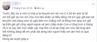 Bất bình với anh chàng chủ động khuyên bạn gái bỏ con, đến khi say rượu nhắn tin đòi xin nhận lại