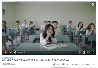 Bất thình lình xuất hiện trong top trending, Linh Ka làm MV cover  come back  cực mạnh vượt qua Chi Pu