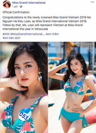 Mỹ nhân Việt chính thức xuất hiện trên trang chủ Miss Grand, dân mạng quốc tế hết lời khen ngợi