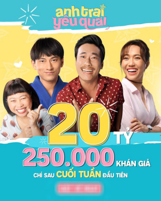  Anh Trai Yêu Quái  hốt trọn 20 tỷ sau cuối tuần công chiếu đầu tiên