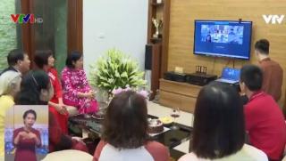 VTV1 phát sóng đám cưới online xúc động của cặp du học sinh Việt tại Mỹ, hai họ chứng kiến qua màn hình tivi