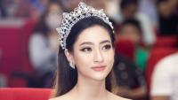 Hoa hậu Lương Thùy Linh 'o ép' vòng 1, đội vương miện 3 tỷ đi chấm thi Hoa khôi