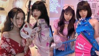  Chết lặng  vì ảnh BLACKPINK trang phục Nhật sexy, Jisoo trễ nải kimono khoe khe ngực bốc lửa