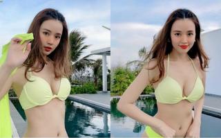 Cả thanh xuân kín đáo, Midu chơi lớn ở tuổi 32 bằng bộ ảnh bikini khoe hết cực nóng