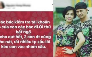 Vợ Xuân Bắc tức giận, đập điện thoại và 'bêu' con lên mạng xã hội gây phản ứng trái chiều