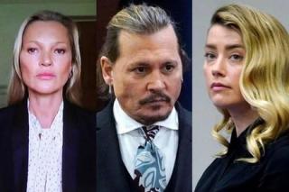 Kate Moss: Depp chưa từng đẩy tôi xuống cầu thang như Heard nói