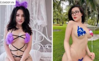 Ngân 98 diện bikini 'tàng hình' cực 'hư hỏng', khiêu chiến antifan