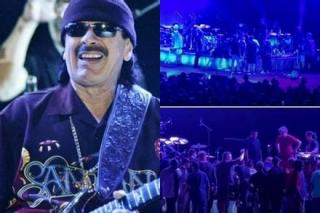 Carlos Santana ngất xỉu trên sân khấu ở Michigan vì nóng và mất nước
