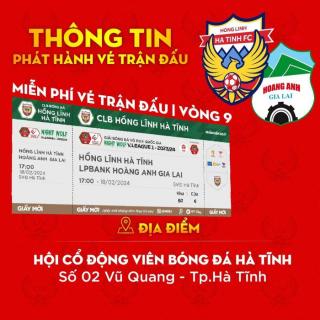 Trận đấu ra mắt tân HLV HAGL có vé miễn phí