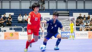 Đại diện Việt Nam đối đầu Thái Lan trong trận 'chung kết' vòng bảng Futsal nữ Đông Nam Á 2024