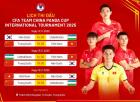 Lịch thi đấu U22 Việt Nam tại CFA Team China Panda Cup 2025: Gặp Trung Quốc, Uzbekistan và Hàn Quốc