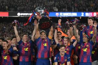 Barcelona vô địch La Liga 2025/26 sau chiến thắng thuyết phục trước Real Madrid