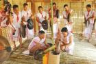 Về làng Le vui Lễ Mở cửa kho lúa của người Rơ Măm